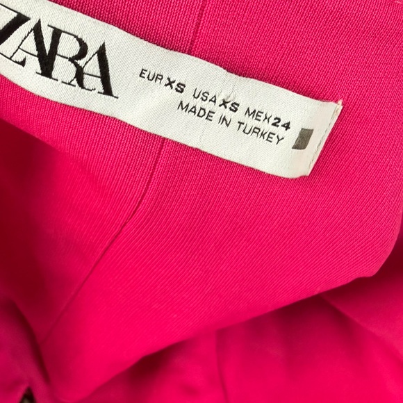 Zara Womens Jacquard Halter Cropped Top Size XS - Picture 4 of 4